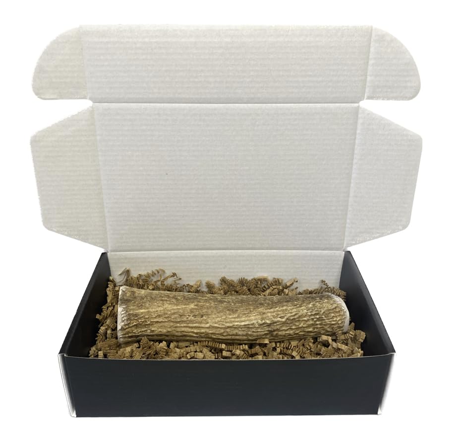 The Antler Box Premium Elk Antler Dog Chews (1 Piece Box)